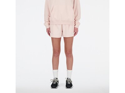 NEW BALANCE Damen Hose Sport Essentials French Terry Short Pink