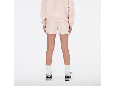 NEW BALANCE Damen Hose Sport Essentials French Terry Short Pink