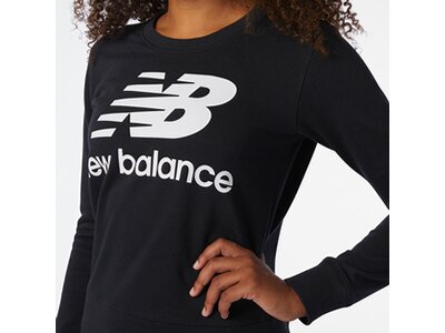 NEW BALANCE Damen T-Shirt NB Essentials Crew Fleece Schwarz