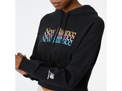 NEW BALANCE Damen Kapuzensweat NB Essentials Celebrate Fleece Hood Schwarz