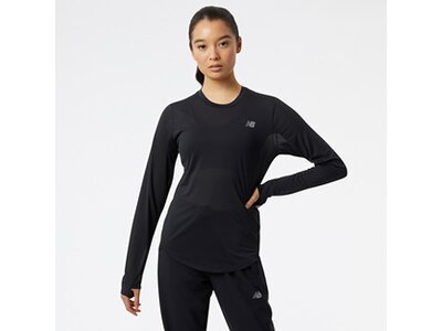NEW BALANCE Damen T-Shirt Accelerate Long Sleeve Top Weiß