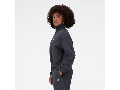 NEW BALANCE Damen Kapuzensweat Athletics Remastered French Terry 1/4 Zip Weiß