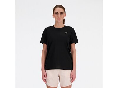 NEW BALANCE Damen T-Shirt Womens Running S/S Top Schwarz