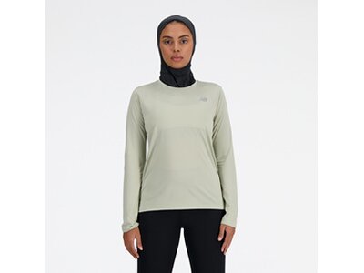 NEW BALANCE Damen T-Shirt Womens Running L/S Top Grün