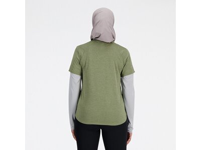 NEW BALANCE Damen T-Shirt Womens Running S/S Top Grün