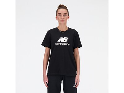 NEW BALANCE Damen Shirt Womens Lifestyle S/S Top Schwarz