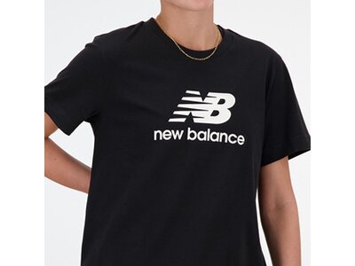 NEW BALANCE Damen Shirt Womens Lifestyle S/S Top Schwarz