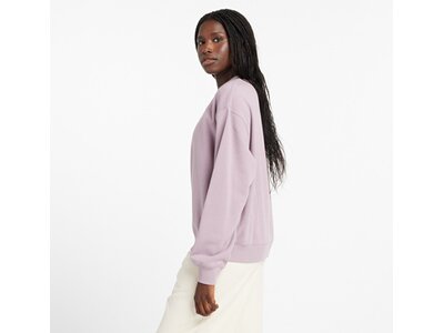 NEW BALANCE Damen Kapuzensweat Sport Essentials French Terry Crew Lila