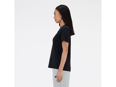 NEW BALANCE Damen Shirt Sport Essentials Jersey T-Shirt Schwarz