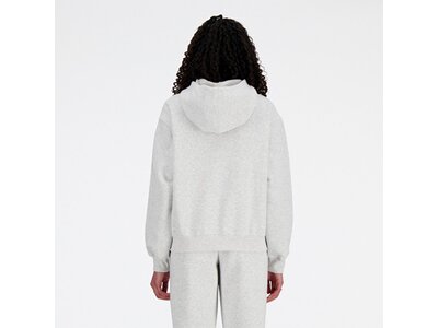 NEW BALANCE Damen Kapuzensweat Sport Essentials Fleece Hoodie Grau