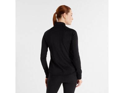 NEW BALANCE Damen T-Shirt Athletics Heat Grid Half Zip Schwarz