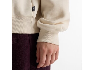 NEW BALANCE Damen Kapuzensweat Graphic Fleece Crew Weiß