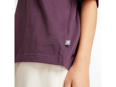 NEW BALANCE Damen Shirt New Balance Oversized Flower T-Shirt Braun