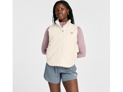 NEW BALANCE Damen BH Quilted Vest Weiß