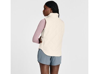NEW BALANCE Damen BH Quilted Vest Weiß