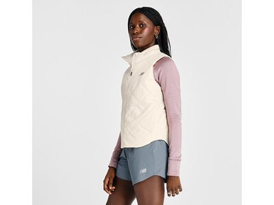 NEW BALANCE Damen BH Quilted Vest Weiß