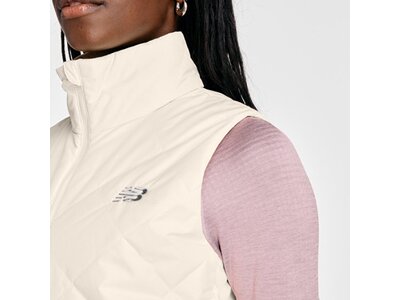 NEW BALANCE Damen BH Quilted Vest Weiß