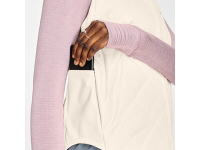 NEW BALANCE Damen BH Quilted Vest Weiß