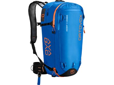 ORTOVOX Lawinenrucksack / Airbagrucksack "Ascent 30 Avabag" Blau