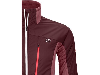 ORTOVOX Damen Isolationsjacke "Westalpen Swisswool Hybrid" Rot