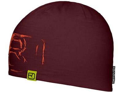 ORTOVOX Herren 120 TEC LOGO BEANIE Rot