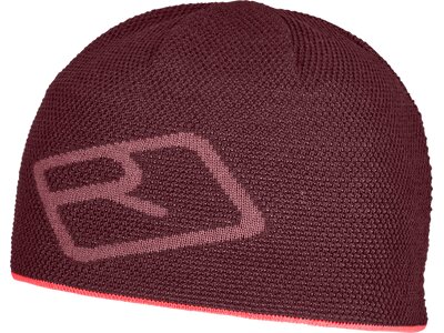 ORTOVOX Herren MERINO LOGO KNIT BEANIE Rot