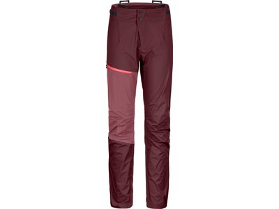 ORTOVOX Damen Hardshellhose "Westalpen 3L Light Pants W" Rot