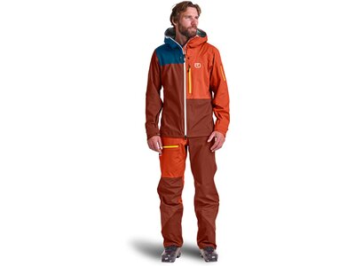 ORTOVOX Herren Funktionsjacke 3L ORTLER JACKET M Orange