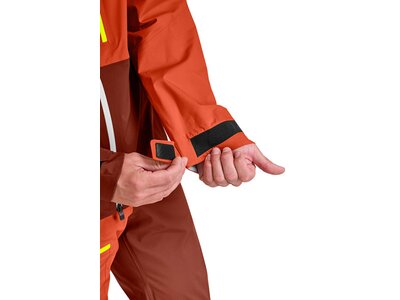 ORTOVOX Herren Funktionsjacke 3L ORTLER JACKET M Orange