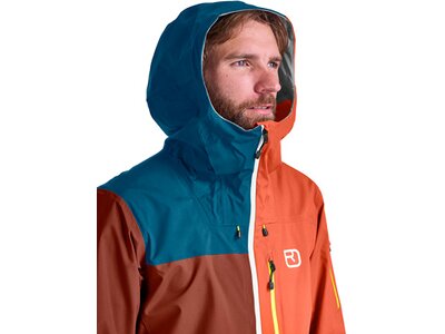 ORTOVOX Herren Funktionsjacke 3L ORTLER JACKET M Orange