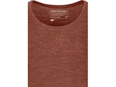 ORTOVOX Damen Unterhemd 150 COOL MOUNTAIN FACE TS W Orange