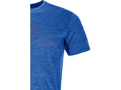 ORTOVOX Herren Unterhemd 150 COOL MOUNTAIN FACE TS M Blau