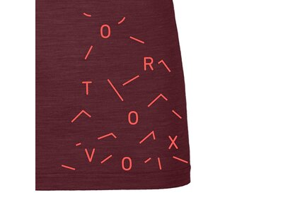 ORTOVOX Damen Unterhemd 150 COOL LOST TS W Rot