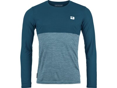 ORTOVOX Herren Unterhemd 150 COOL LOGO LS M Blau