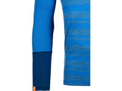 ORTOVOX Herren Unterhemd 185 ROCK'N'WOOL LONG SLEEVE M Orange