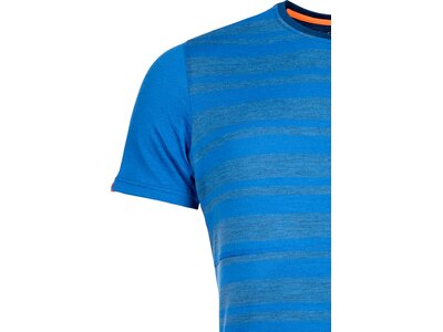 ORTOVOX Herren Unterhemd 185 ROCK'N'WOOL SHORT SLEEVE M Blau