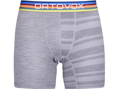 ORTOVOX Herren Unterhose 185 ROCK'N'WOOL BOXER M Grau