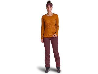 ORTOVOX Damen Shirt 185 MERINO TANGRAM LS W Braun