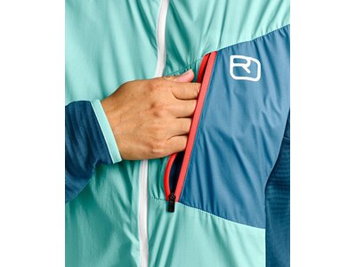 ORTOVOX Damen Funktionsjacke LADIZ HYBRID JACKET W Blau