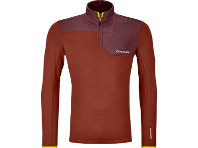 ORTOVOX Herren Unterjacke FLEECE LIGHT ZIP NECK M Orange