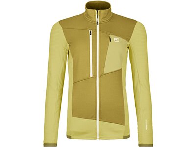 ORTOVOX Damen Unterjacke FLEECE GRID JACKET W Gelb