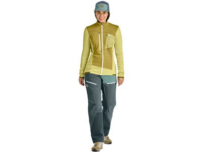 ORTOVOX Damen Unterjacke FLEECE GRID JACKET W Gelb