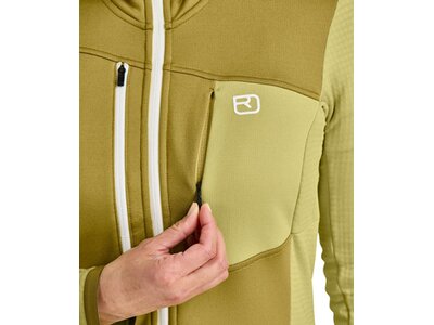 ORTOVOX Damen Unterjacke FLEECE GRID JACKET W Gelb