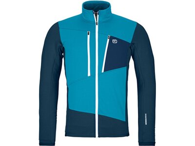 ORTOVOX Herren Unterjacke FLEECE GRID JACKET M Blau