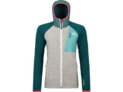 ORTOVOX Damen Unterjacke FLEECE GP CLASSIC KNIT HOODY W Grau