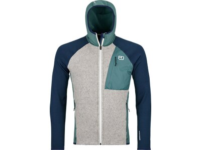 ORTOVOX Herren Unterjacke FLEECE GP CLASSIC KNIT HOODY M Grau