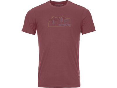 ORTOVOX Herren Shirt 140 COOL VINTAGE BADGE TS M Rot
