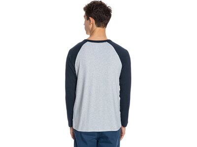 QUIKSILVER Herren T-Shirt HENLEYLS M KTTP Silber