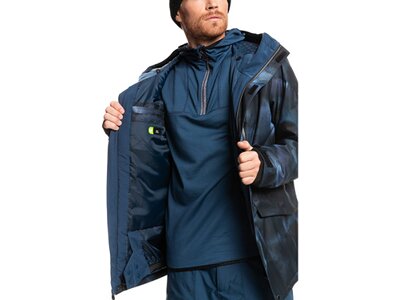 QUIKSILVER Herren Funktionsjacke MSN PRINTED JK M SNJT Blau