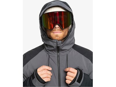 QUIKSILVER Herren Jacke MISSION BLOCK SNJT Grau